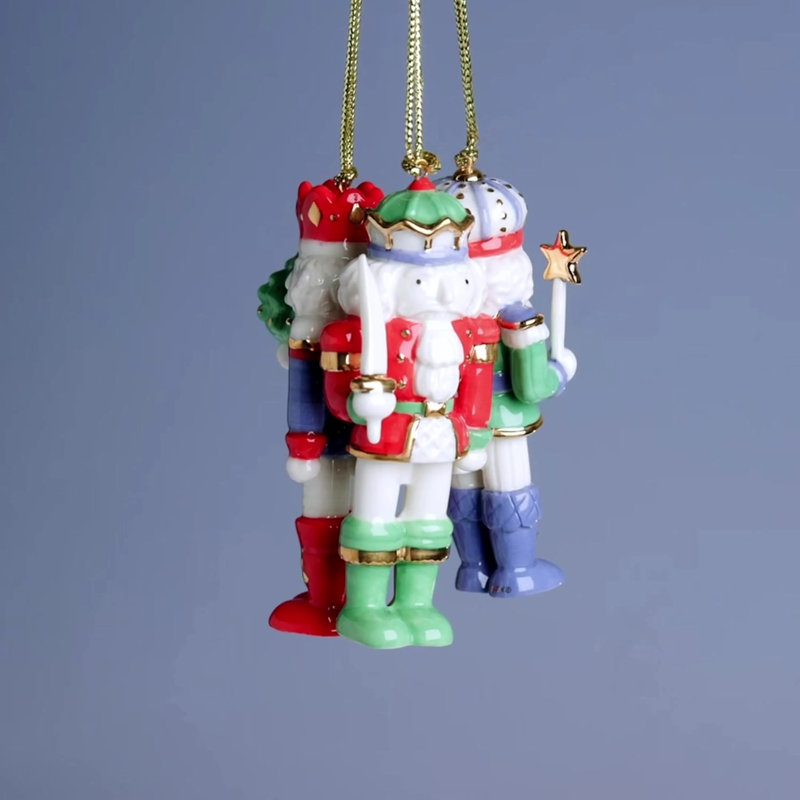 Nutcracker 3-Piece Ornament Set