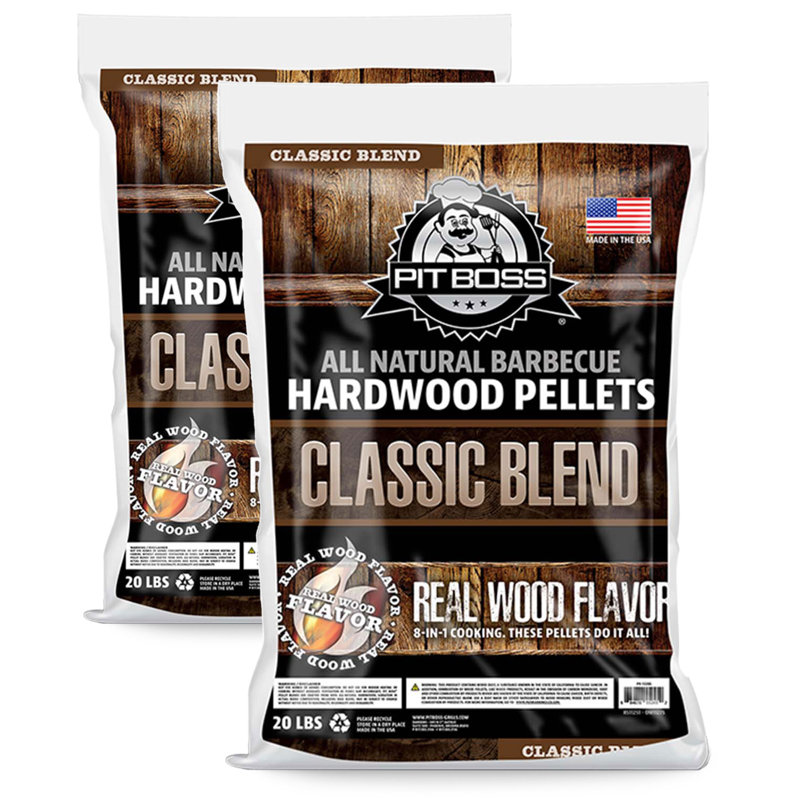Pit Boss 20 Pound Classic Blend Pecan, Hickory &amp Mesquite Hardwood Pellets