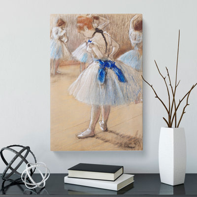 Ballet Ballerina Dancer by Edgar Degas - Wrapped Canvas