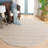 Natura Hand Loomed Wool/Cotton Solid Color Rug in Ivory-1489137888