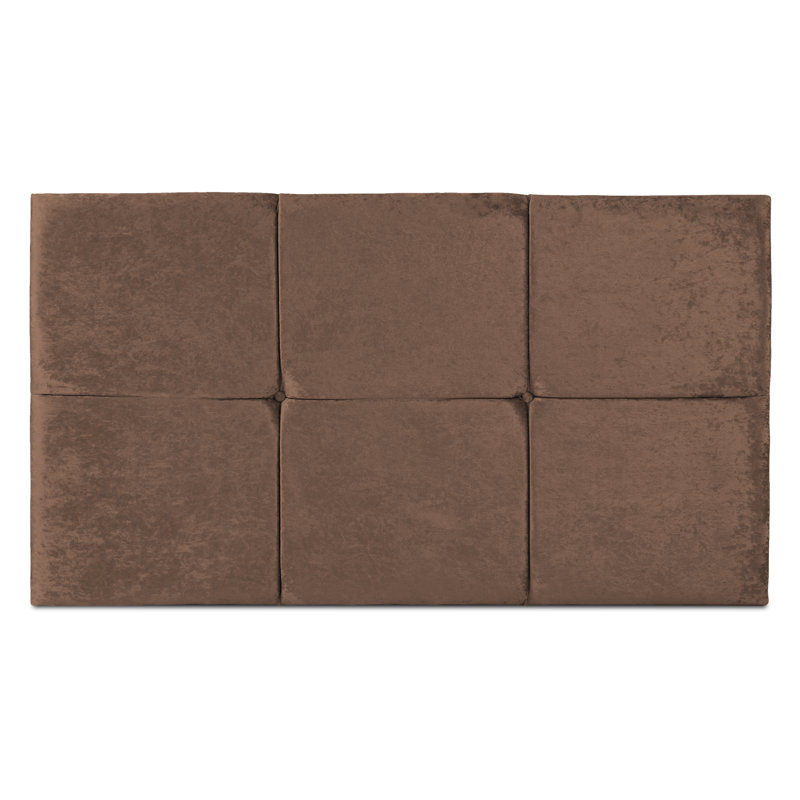 Franciousha Upholstered Headboard, Kingsize (5'), Black Plush