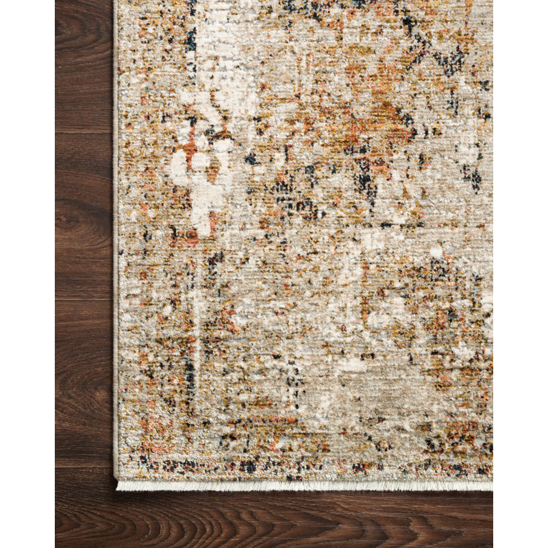 Tapis taupe Fuhrman, Rectangle 7 pi 10 po x 10 pi