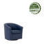 Fauteuil d'appoint pivotant en similicuir Minnetrista-431799191