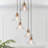 Modern Gold 5-Light Cluster Chandelier Contemporary Pendant with 13.7' Round Ceiling for Dry Indoor