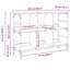 Sideboard 102 X 32 X 73.5 Cm Engineered Wood-1797898162