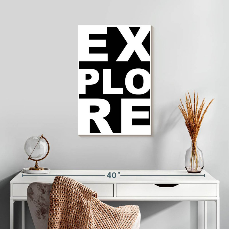 Tergel Explore Typography, 24" H x 16" W