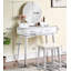 Ensemble coiffeuse et tabouret Liannon-1747238263