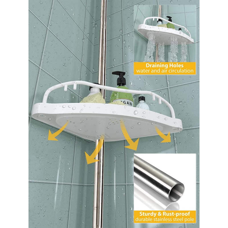 Serviteur de douche Zosia, Chrome