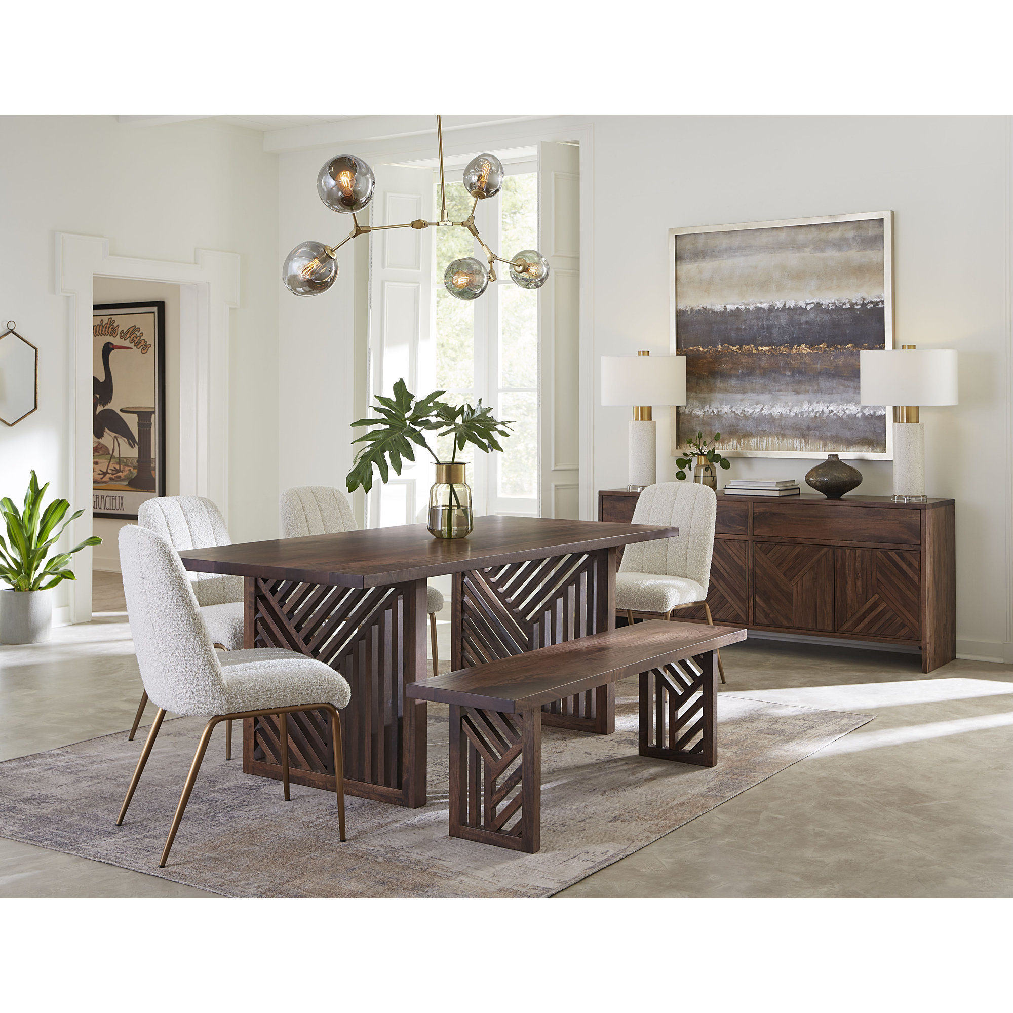 AllModern Rafaella Bench - Thumbnail 2