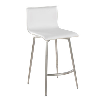 Ensemble de 2 tabourets de comptoir rembourrés Mara