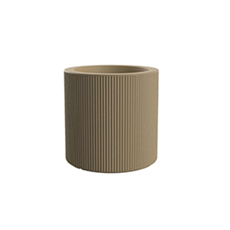 Gatsby Resin Pot Planter, Anthracite, 15.75" H x 15.75" W x 15.75" D