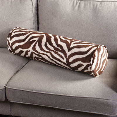 Olallo Zara Zebra Bolster Pillow Cover & Insert -  StyleCraft Home, DFS10000DS