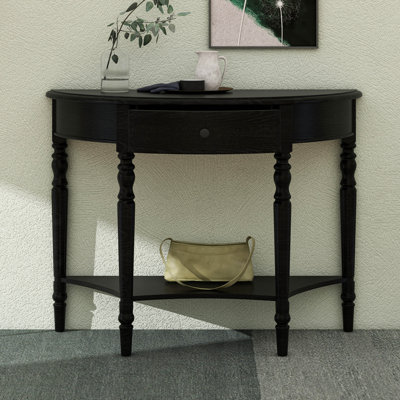 Petite table d'entrée avec console et tablette de rangement