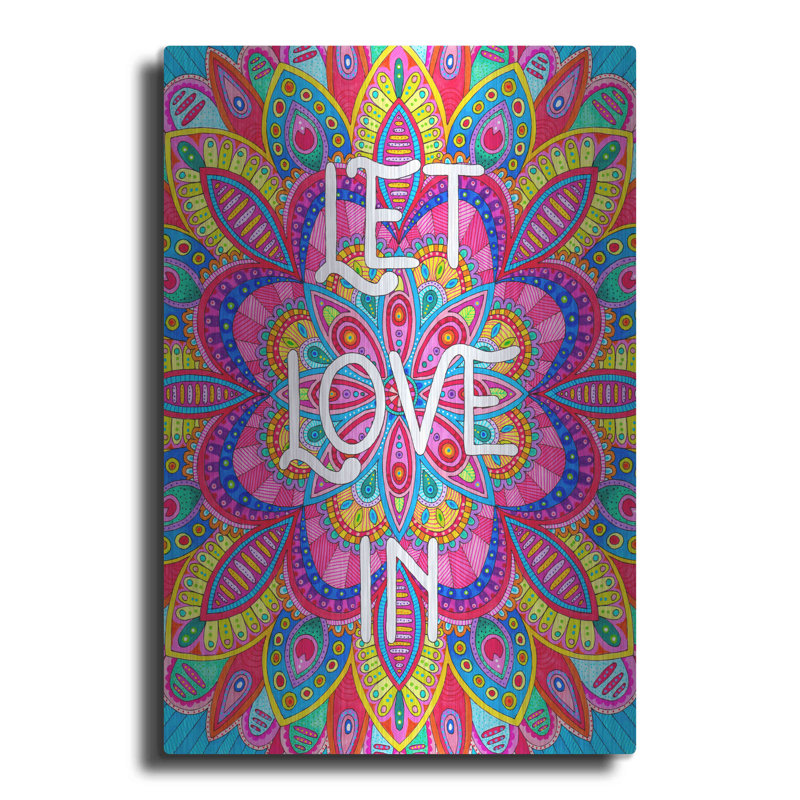 Bungalow Rose «Inspirational Quotes 20» par Hello Angel, art mural en métal, H 36 po x l 24 po