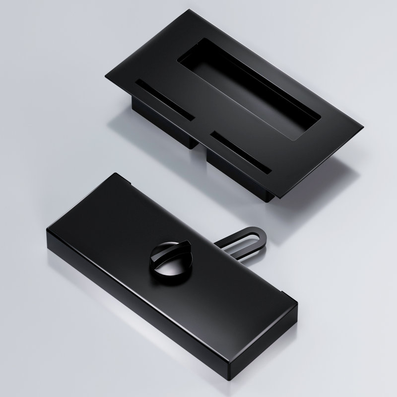 Serrure en fer noir