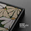 «Abstract Botanical Floral», ensemble de 2 reproductions d'art encadrées sur toile encadrées-109881604-109881605