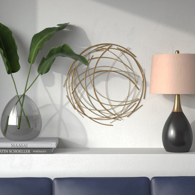 Handmade Modern Abstract Wall Decor on Metal