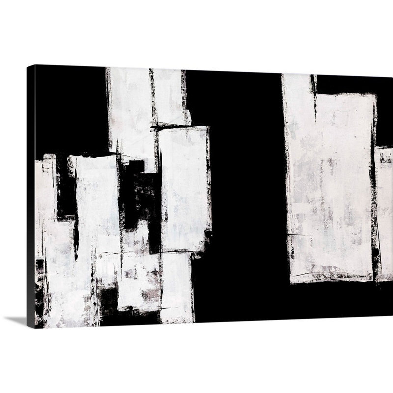 « Break Down » par Brent Abe-impression d’art graphique sur toile, Toile tendue, H 32 po x l 48 po x P 1,25 po