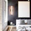 Luminaire de salle de bain 24 po à DEL en nickel brossé, miroir de salle de bain blanc chaud à intensité variable 3000K avec 1750LM et IRC élevé