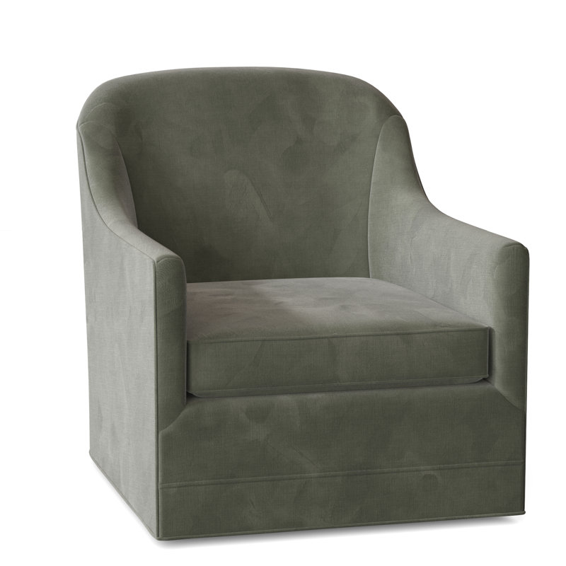 Fauteuil pivotant l 30 po Mason, 9953 polyester saule