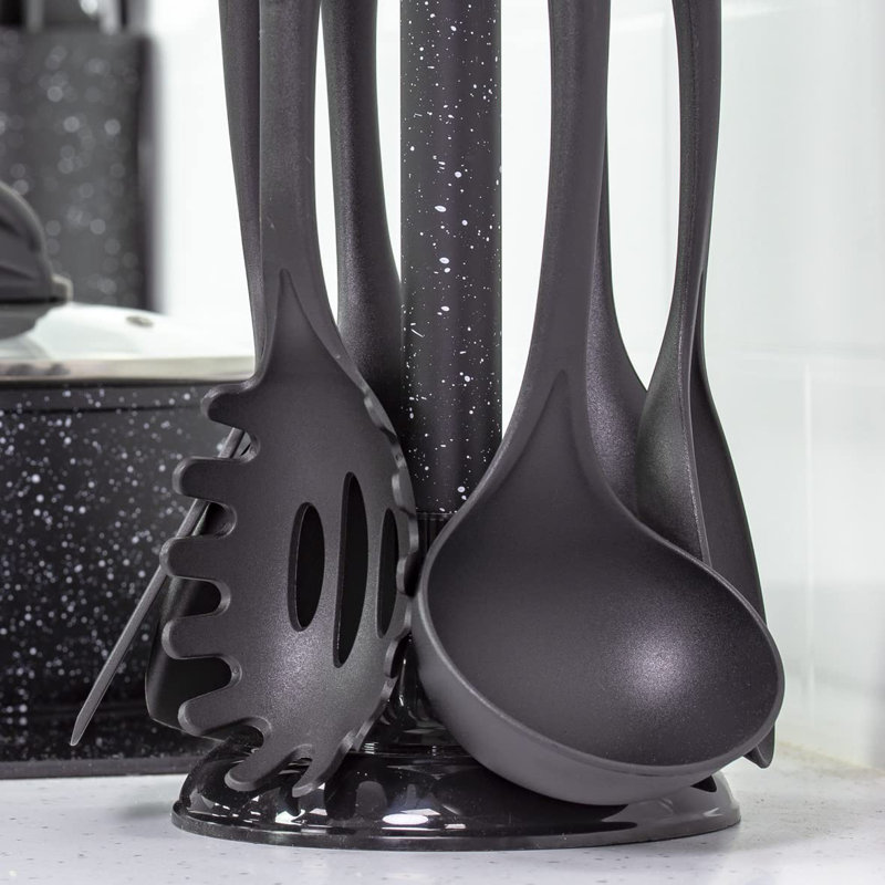 6-Piece Kitchen Utensils Set, Black