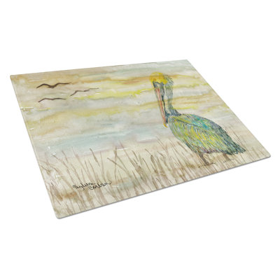 Planche à découper en verre trésors pelican caroline