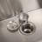 24In Washing Sink With Faucet Hoses And Drain Head Only