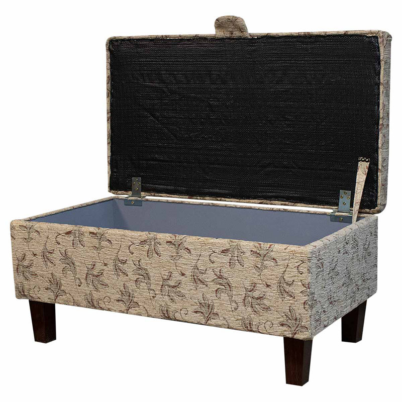 Upholstered Bench with Flip Top