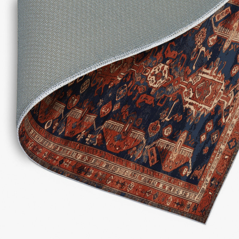 Tapis turc intérieur et extérieur brun, Rectangulaire 2 pi x 3 pi