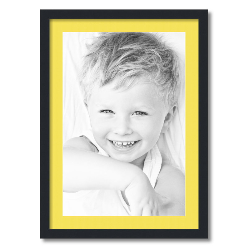 Matte Picture Frame with Mat, Canary