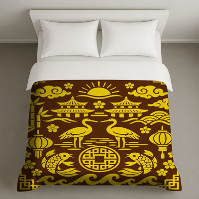 Housses de couette Asian Asian Symbols