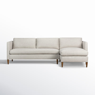 Clifford 2-Piece Sectional with Sinuous Springs and Feather Blend Cushions