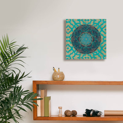 "Dakina Fields", art mural sur toile 12 "x 12"