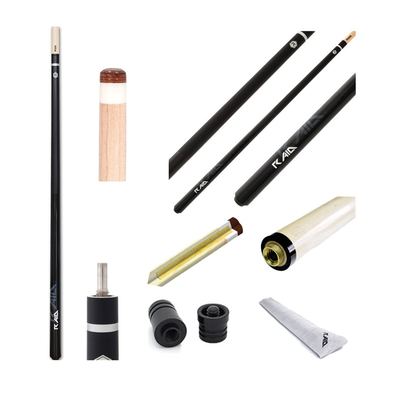 Raid  Colors  Pool Cue By RAM Game Room, Black