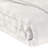 King White Cotton Basketweave Geometric Blanket
