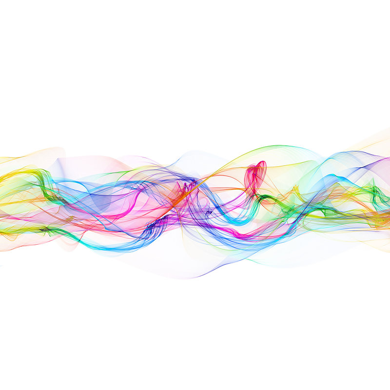 Twisted Waves - Wrapped Canvas Print, 30cm H x 46cm W