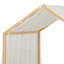 Lit plateforme avec baldaquin, barrières de sécurité et porte d'entrée pour les chambres d'enfants-82321688-82321690