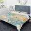 Teal Buds I - Ensemble de housse de couette Cabin & Lodge - Microfibre de polyester-38759085