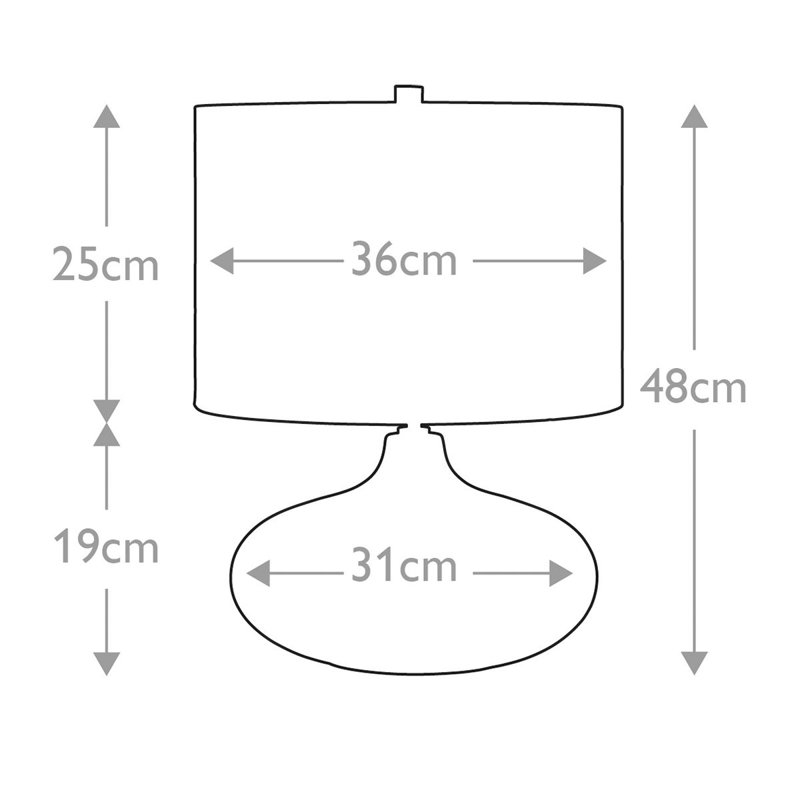 Athanasie Porcelain Table Lamp