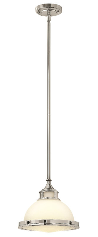 Abigail 1 - Light Bell Pendant, Chrome, Small