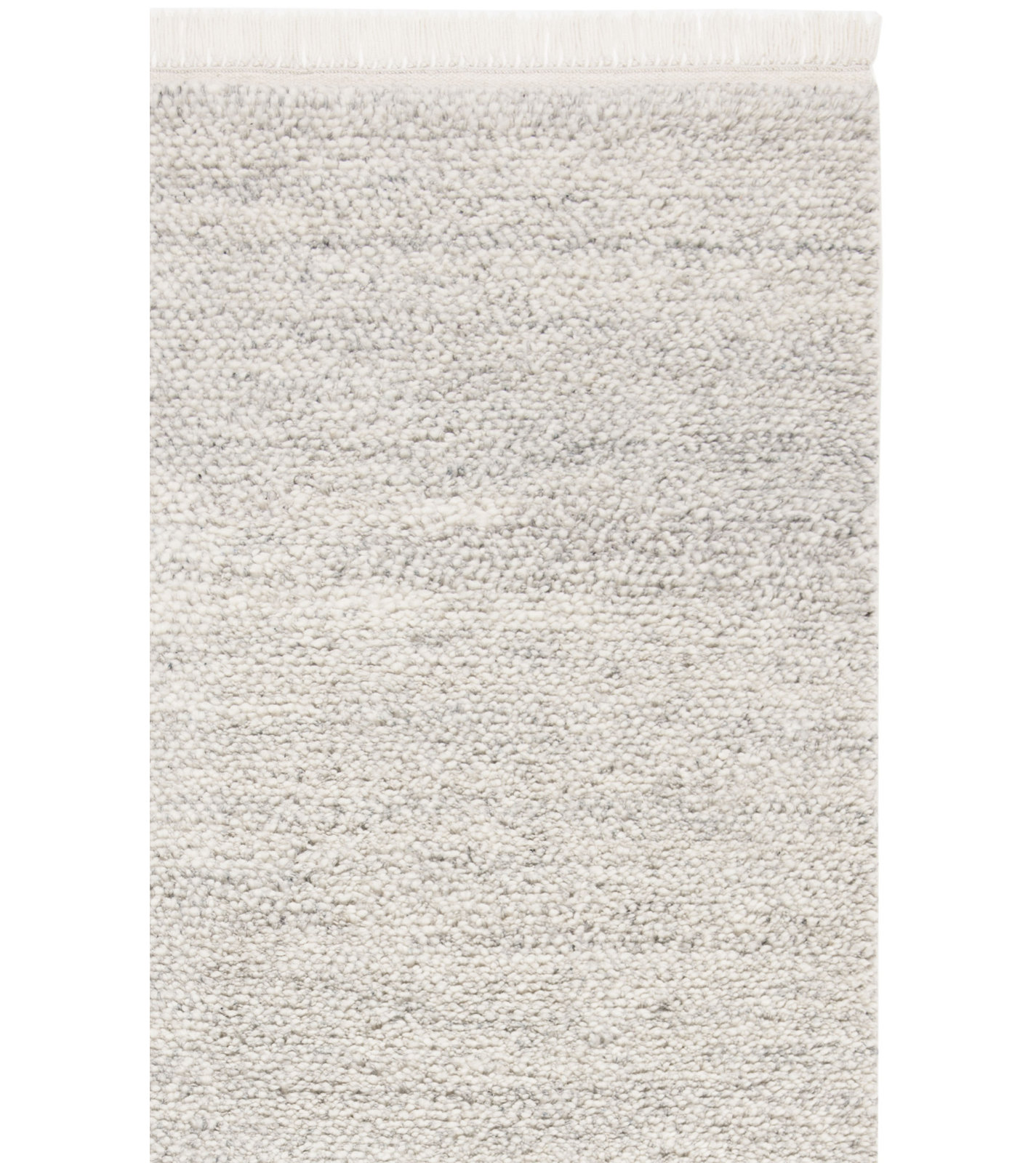 Wyly Gray Handmade Wool Rug, Runner 2'3" x 8'