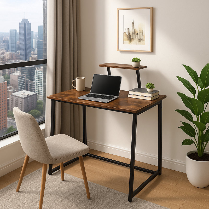 Ascott Foldable Rectangular Writing Desk