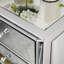 Table de chevet en verre Damiyan