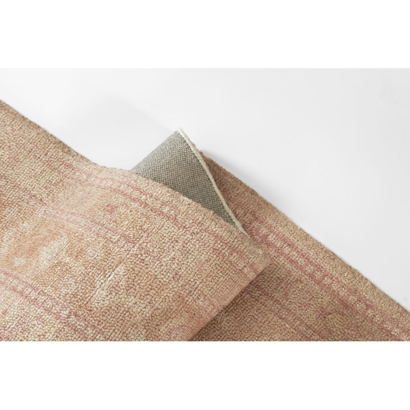 Momeni Luna Traditional Hand Tufted Pink Area Rug, Rectangle 8' x 10'