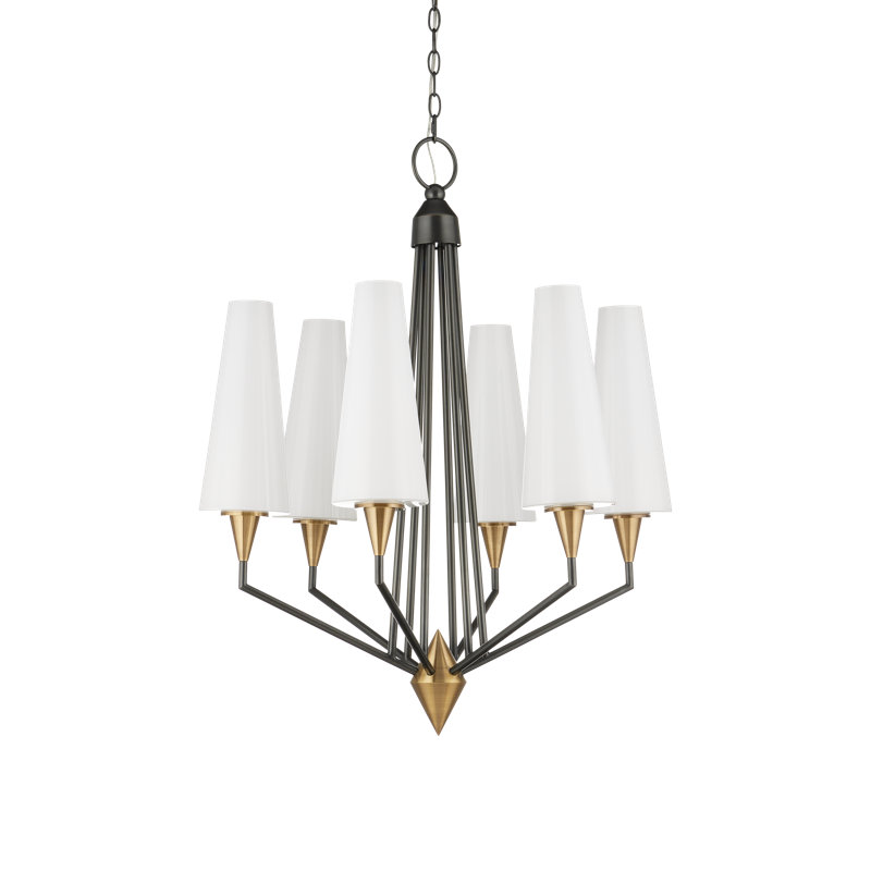 Hennin 6 - Light LED Chandelier