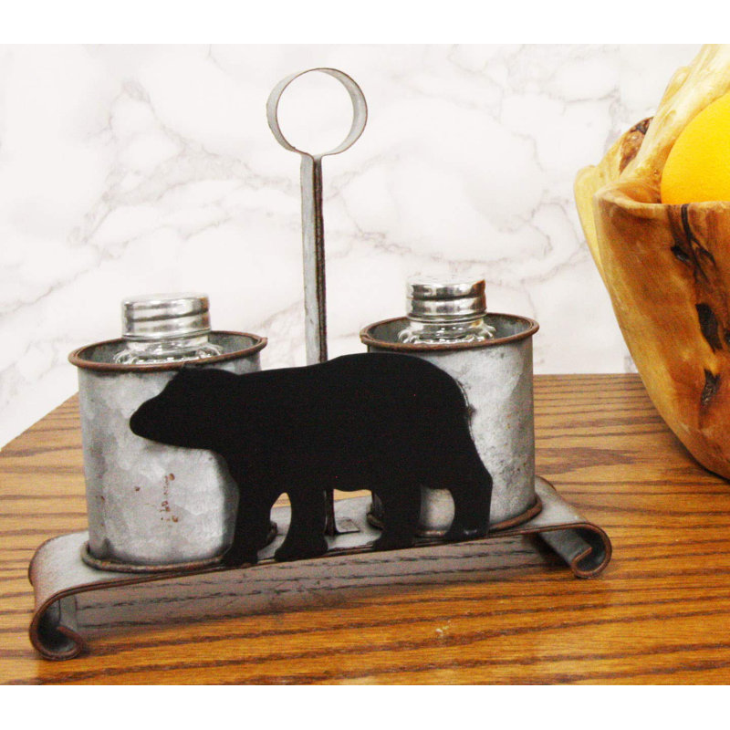Ensemble salière et poivrière Jawaria Forest Bear