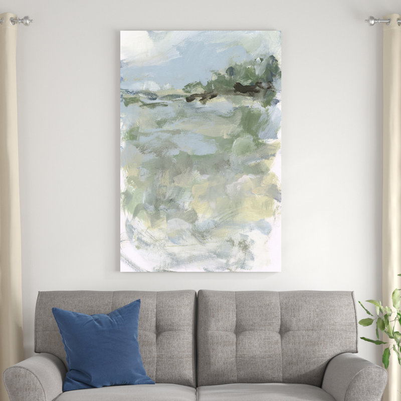Vue lointaine II, H 48 po x l 32 po