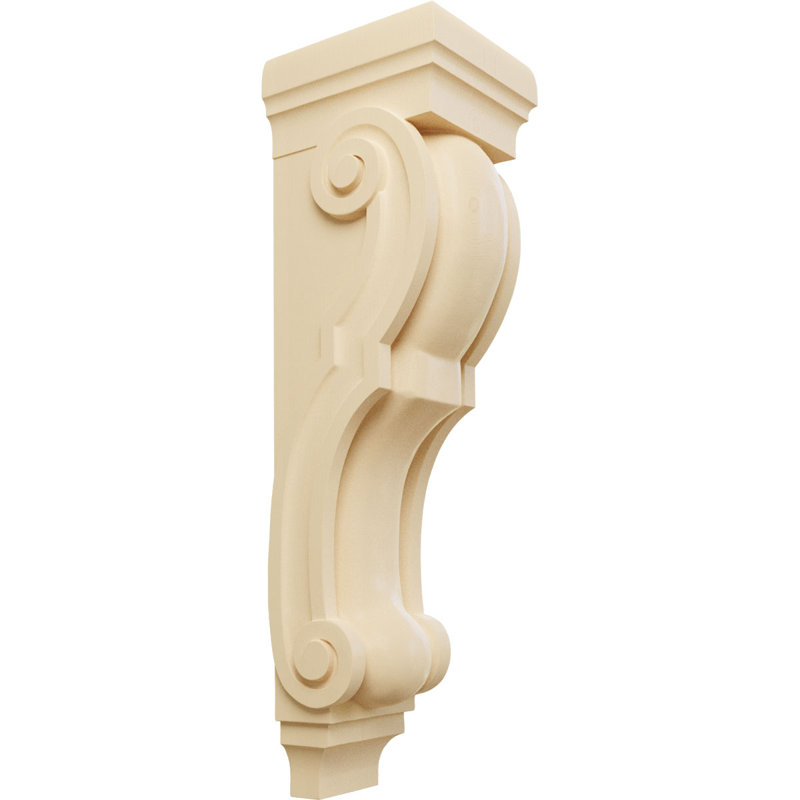 Corbeau traditionnel, Brun pâle, H 34 po x l 9 po x P 10 po