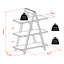 Étagère en bois massif Stradford au fini noir, H 38,39 po x l 30,12 po x P 15,28 po