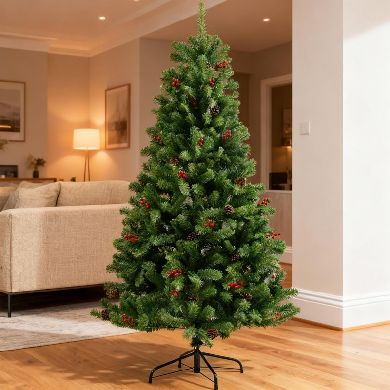 Lighted Artificial Christmas Tree, 5 ft.